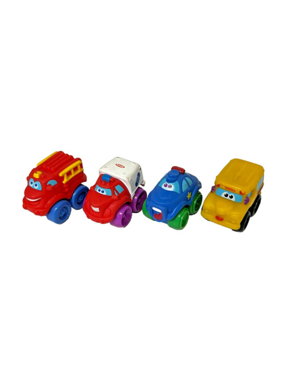 Playskool Tonka Lil Chuck & Friends Lot Of 4 Vehicles Hasbro